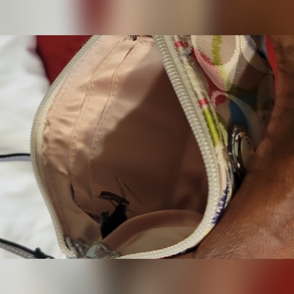 Coach Multicolored C Logo Wristlet - Picture 5 of 8